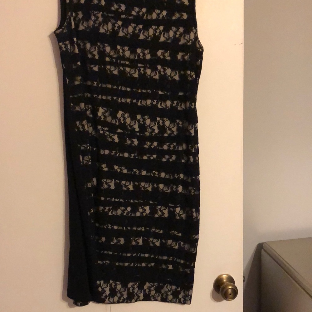 Alfani black lace lined dress classy yet subtle sexy’